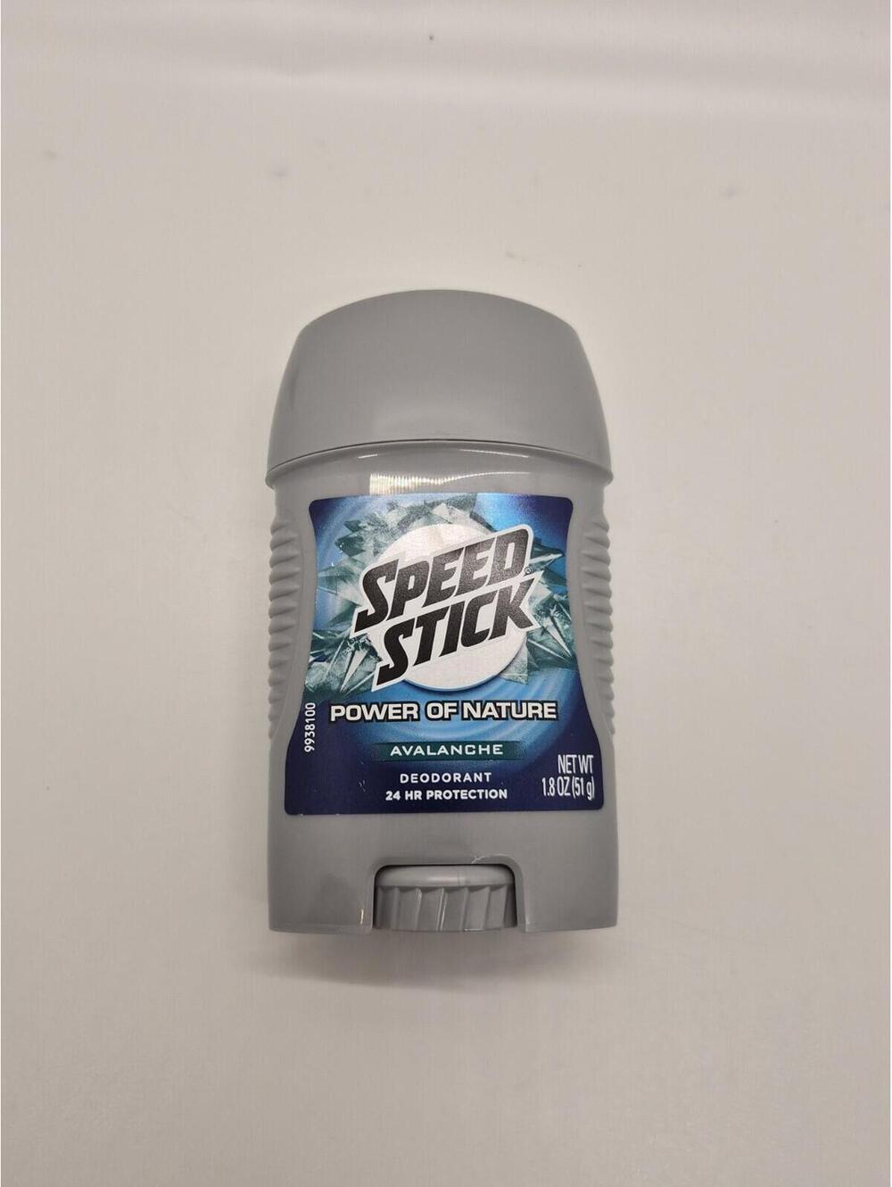 SPEED STICK AVALANCHE POWER OF NATURE 0% ODOR ALUMINUM 24H CLEAR DEODORANT